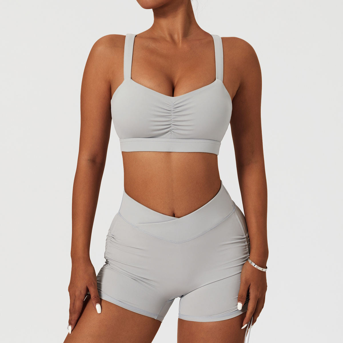 European And American Yoga Clothes Women's Short Stretch Quick-drying
