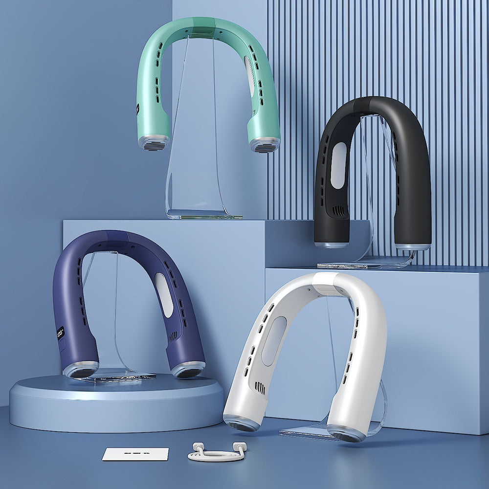 Neck-hanging Fan Portable Personal Cooling Device Compact Size