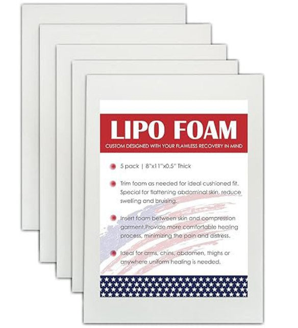 Lithium Polymer Foam Pad For Post Liposuction Abdominal Recovery Bracing