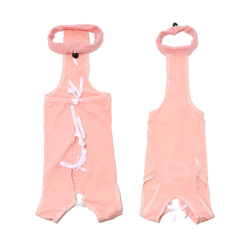 Dog Bandage-Style Breathable Anti-Licking High-Elastic Pet Protective Garment