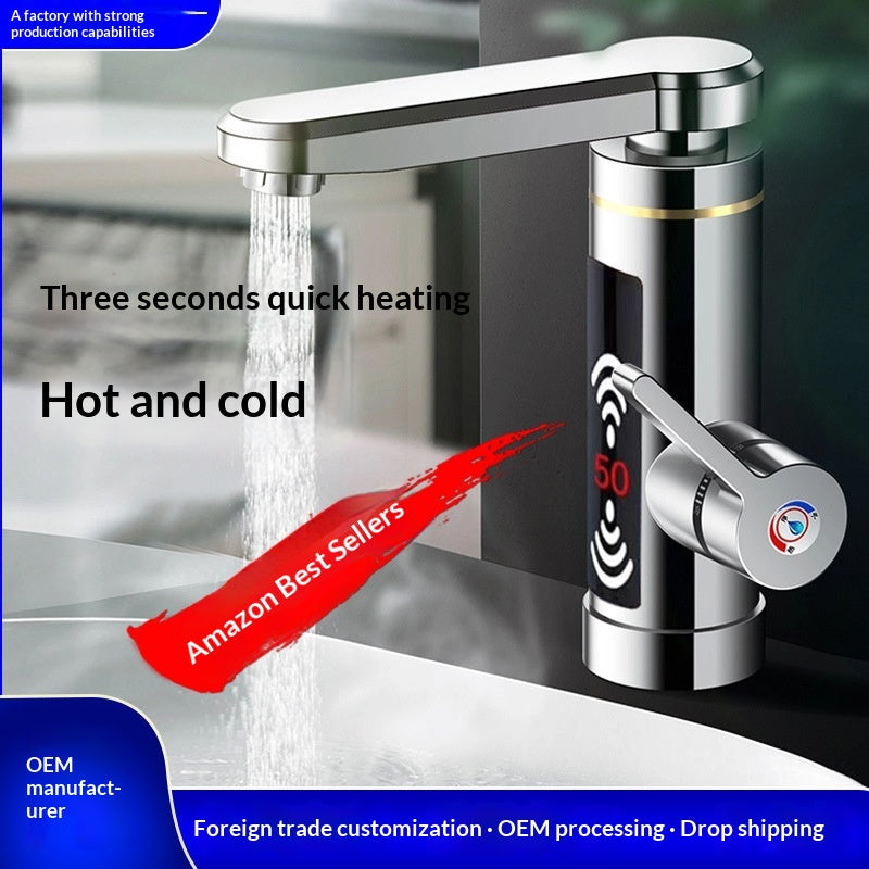 Instant Electric Faucet With Digital Display For Fast Heating And Cooling