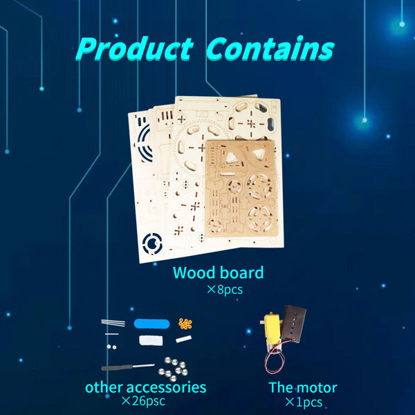 3d Wooden Puzzle Hand Whale Music Box Handmade Assembly Model Kit Holidays Birthdays Christmas Gifts