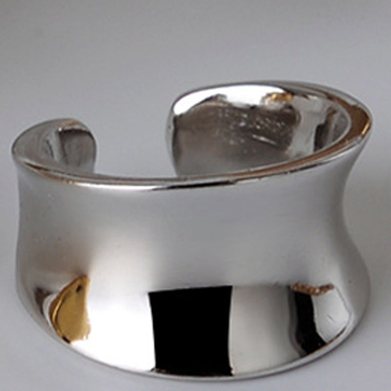 Korean Style Simple Niche S925 Sterling Silver Glossy Ear Clip