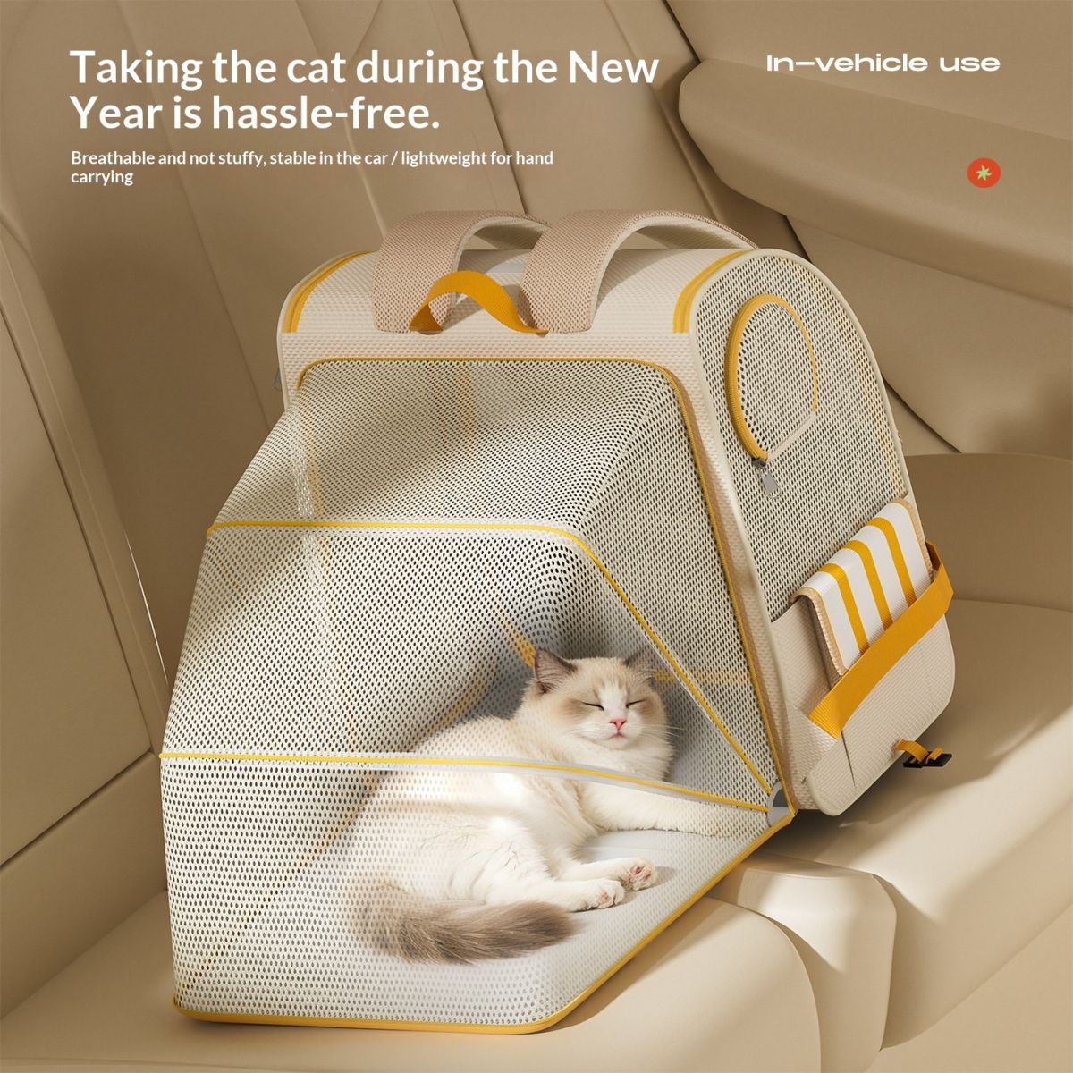 Pet Backpack Outdoor Portable Large Capacity