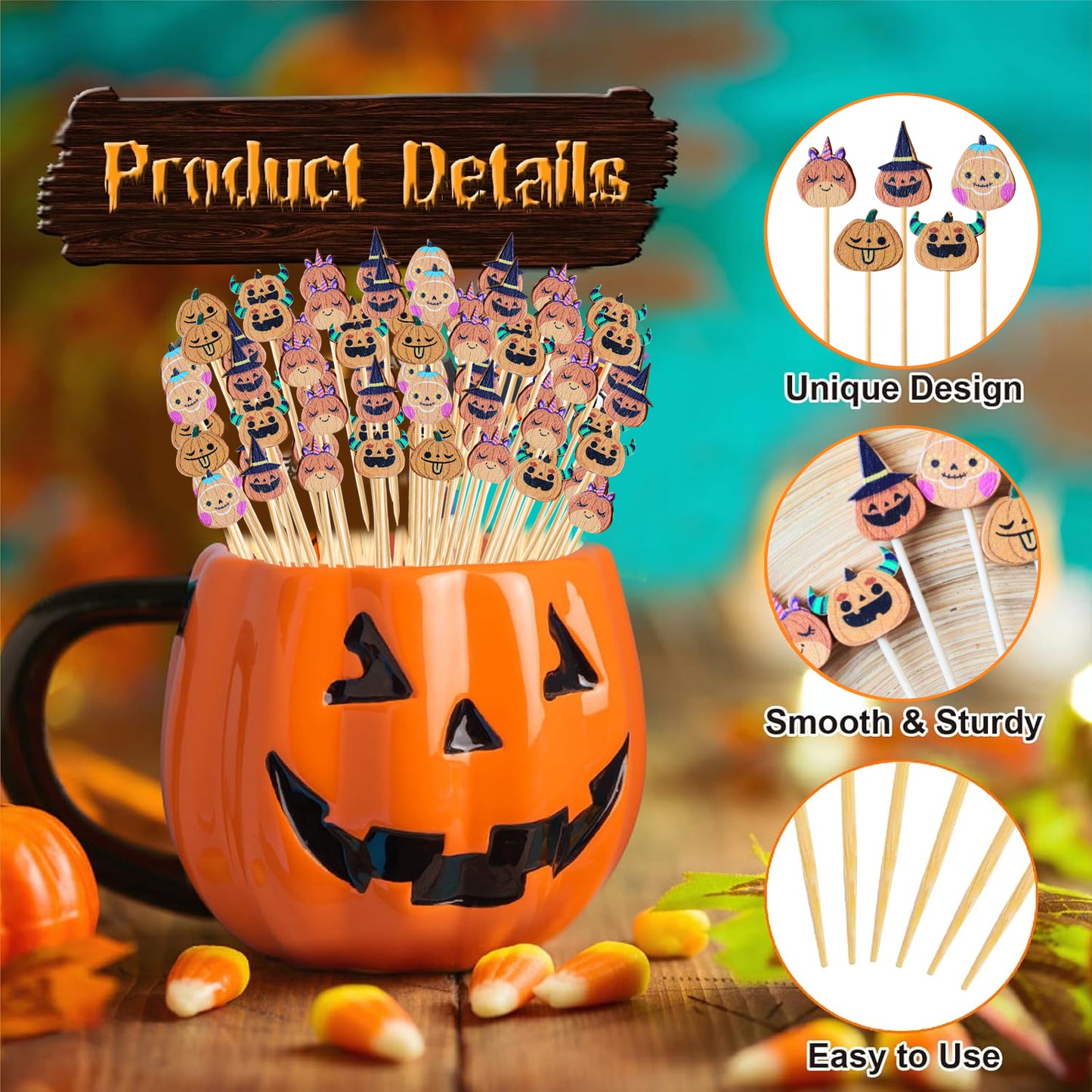 Halloween Cocktail Picks