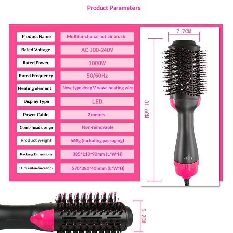 Rubber-coated Automatic Curling And Straightening Dual-function Hair Straightener