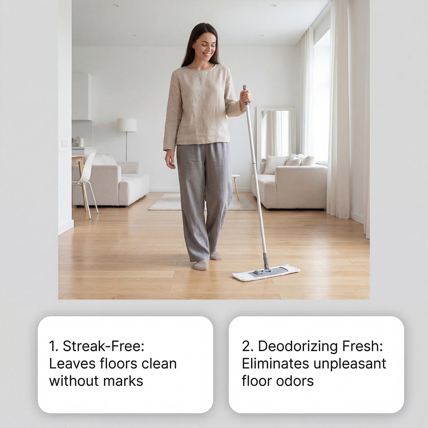 JAKEHOE Floor Cleaning Sheets Daily Home Floor Cleaning, Stain Removal, Cleansing, FreshScent, Convenient Care Sheets