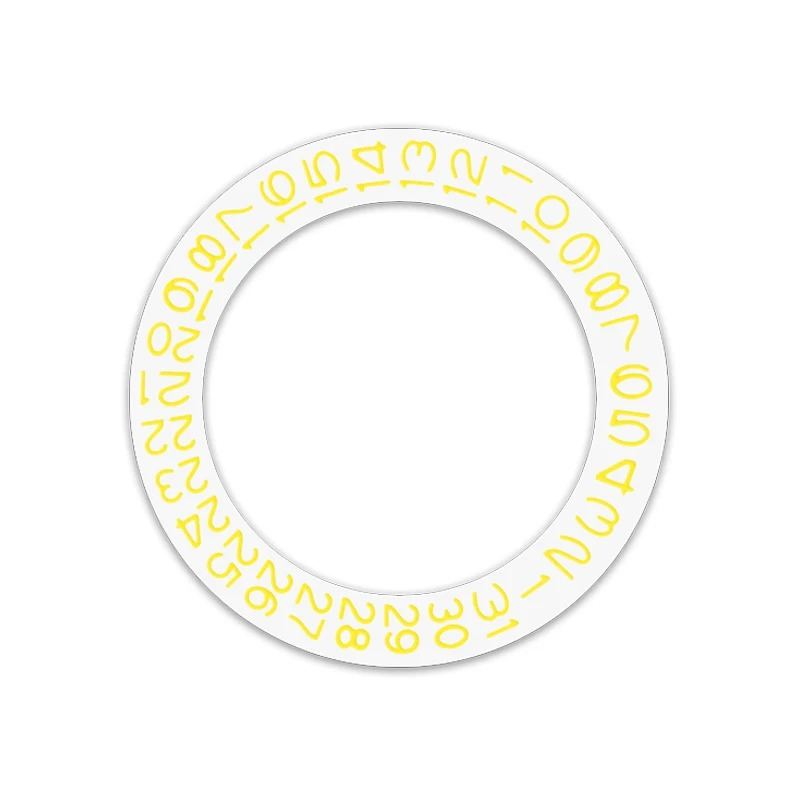 Watch Accessories White Background Modified New NH35NH36 Movement Calendar Plate