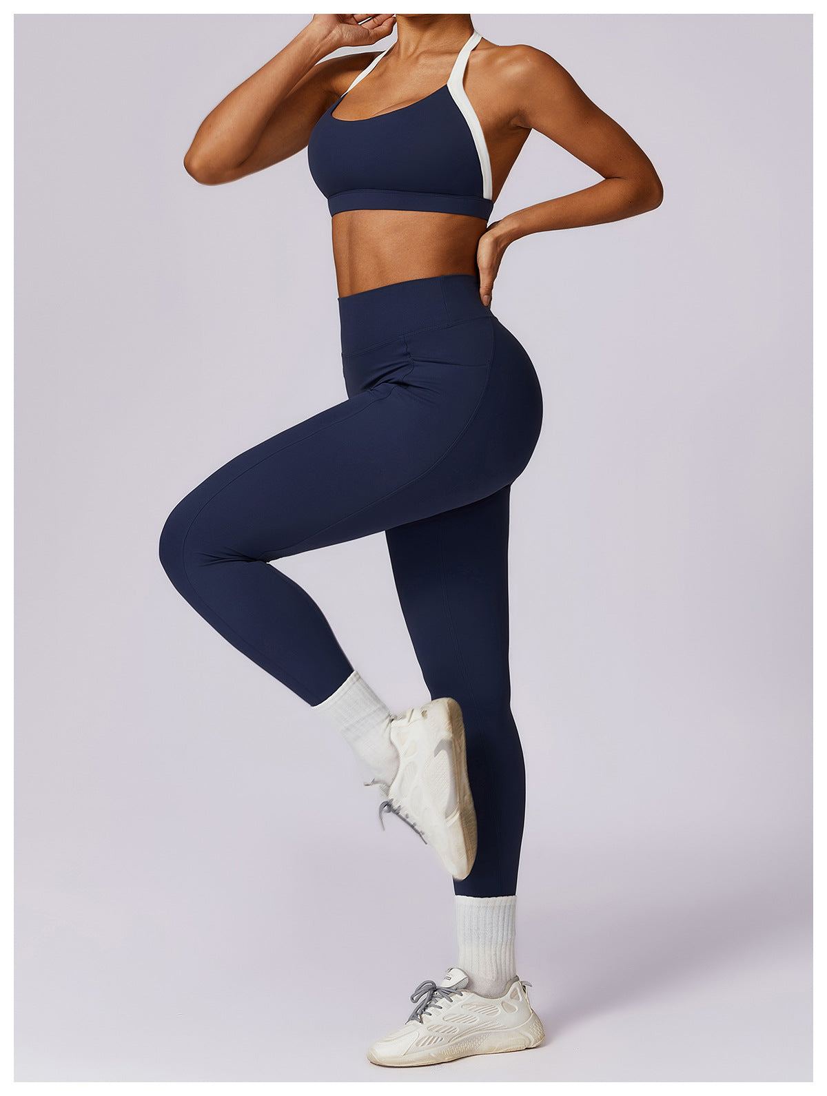 Halter Shockproof Beauty Back Yoga Bra
