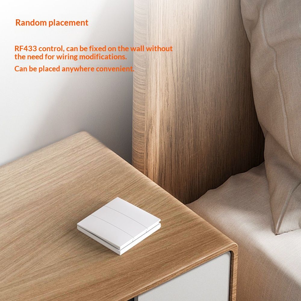 Wireless Smart Control Panel Featuring Self-powered, Wiring-free Design