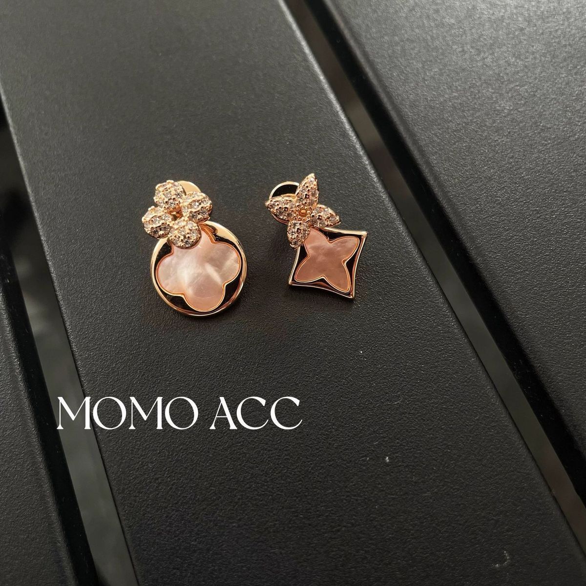 2026 New 3D Premium Elegant Four-Leaf Clover Stud Earrings, Fashion Versatile Designer Women's Ear Jewelry