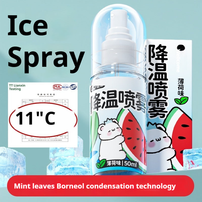 Cooling Spray Ice Cooling Agent Easy To Carry Sports Wholesale Summer Outdoor Cooling