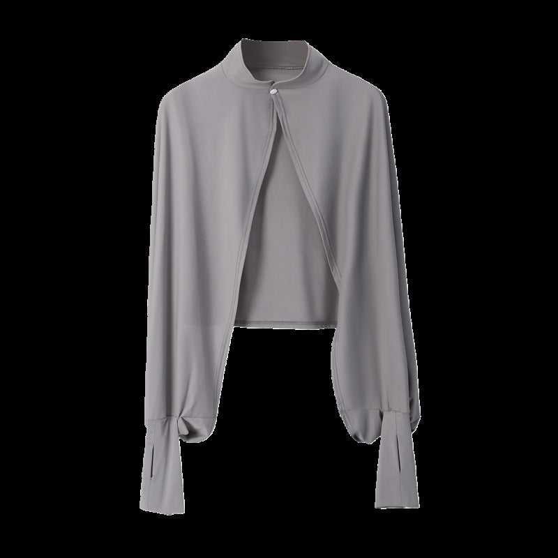 Womens Summer Sun-Protection Long Cape For Outdoor Cycling