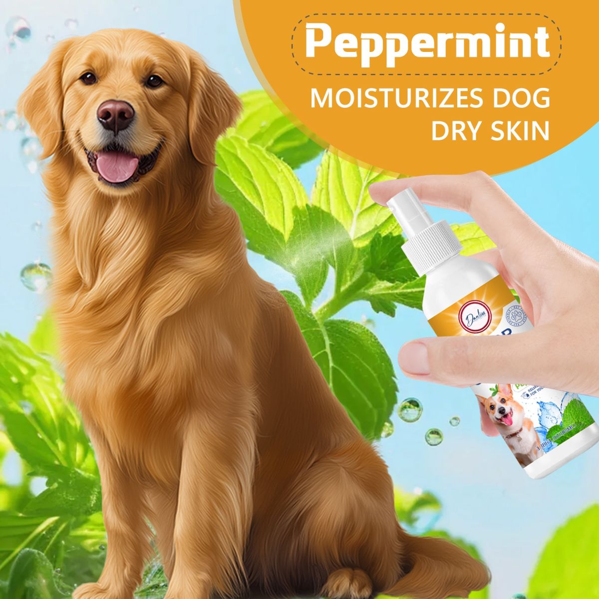 Cat And Dog Antibacterial Long-lasting Deodorizing Pet Air Freshener Spray