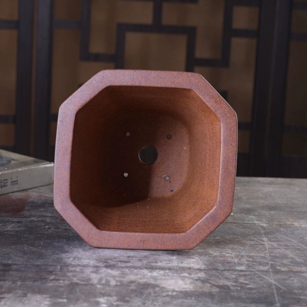 Zisha Flower Pot Desktop Chinese-style Indoor Desk Decoration