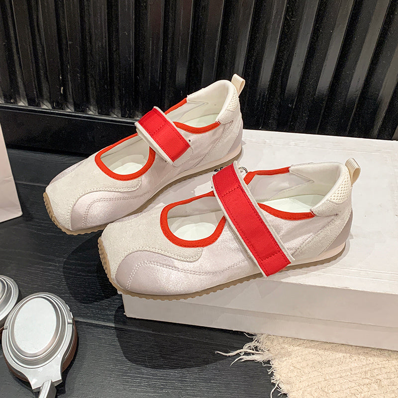 Women's Vintage Thin Mary Jane Sandals, 2026 New Summer & Autumn Soft Sole Lightweight Casual Ballet Flat Trainer Shoes