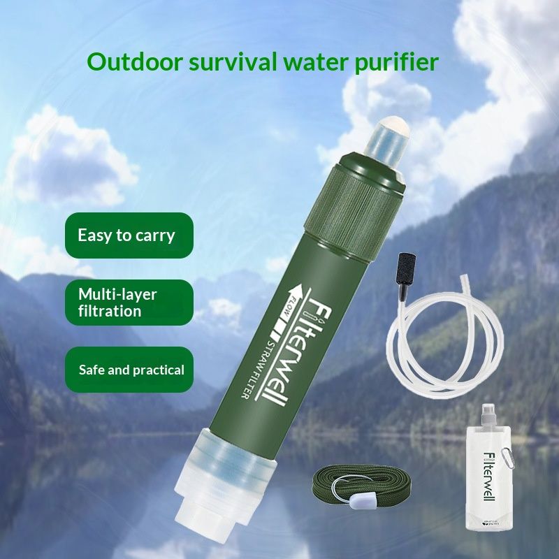 Outdoor Emergency Rescue Flood-Resistant Portable Mini Filter