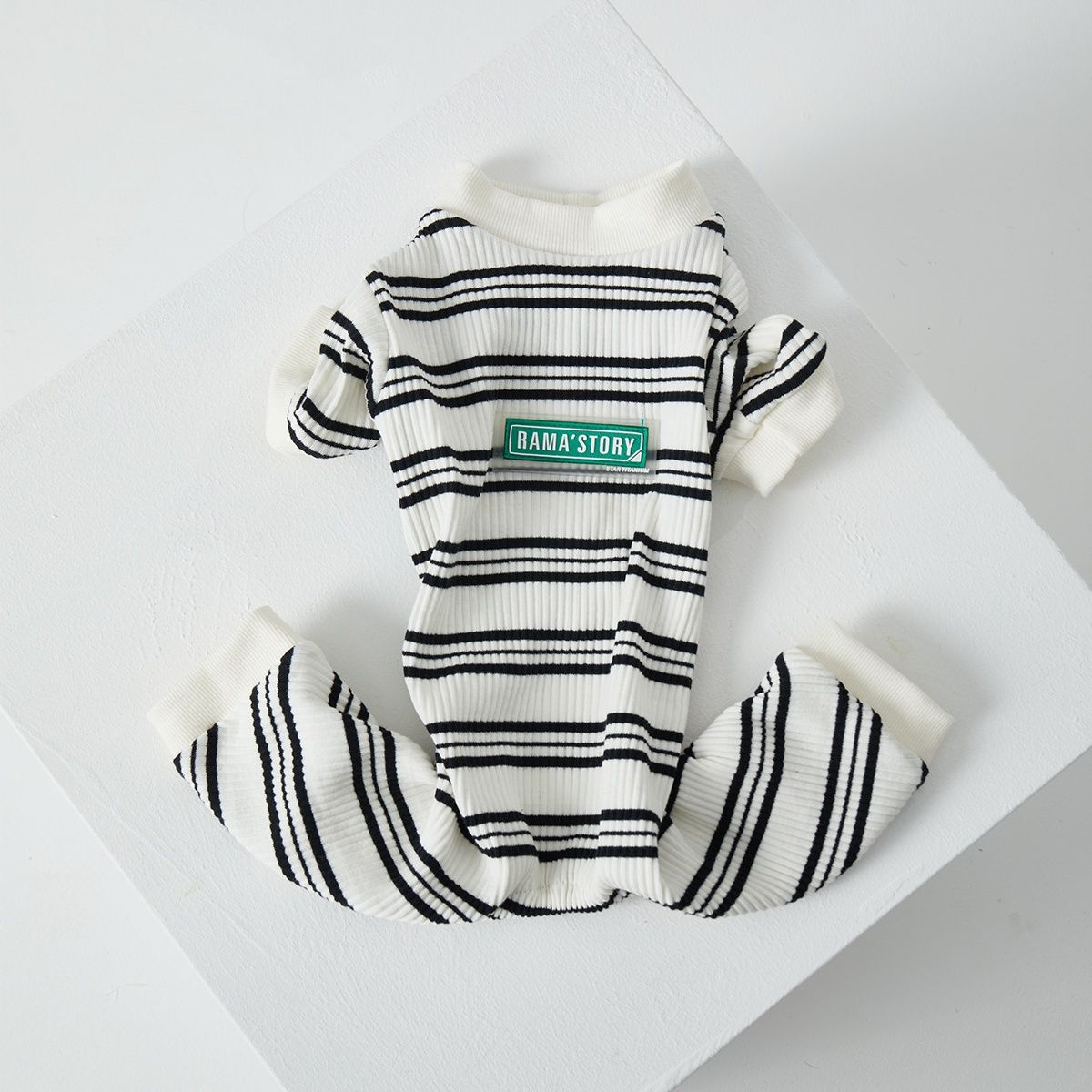 Spring And Summer Thin Striped Homewear Four-legged Pet Clothing