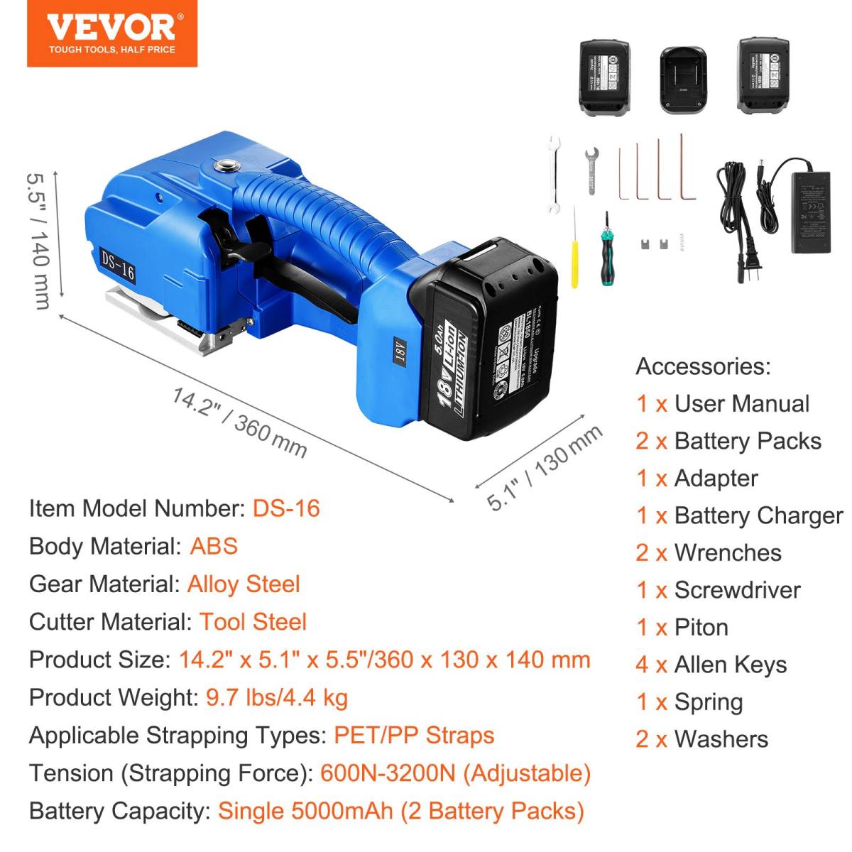 Automatic Electric Strapping Machine Tool For PP PET