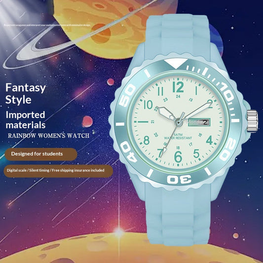Compact Quartz Sports Smart Couples Electronic Watch For Women