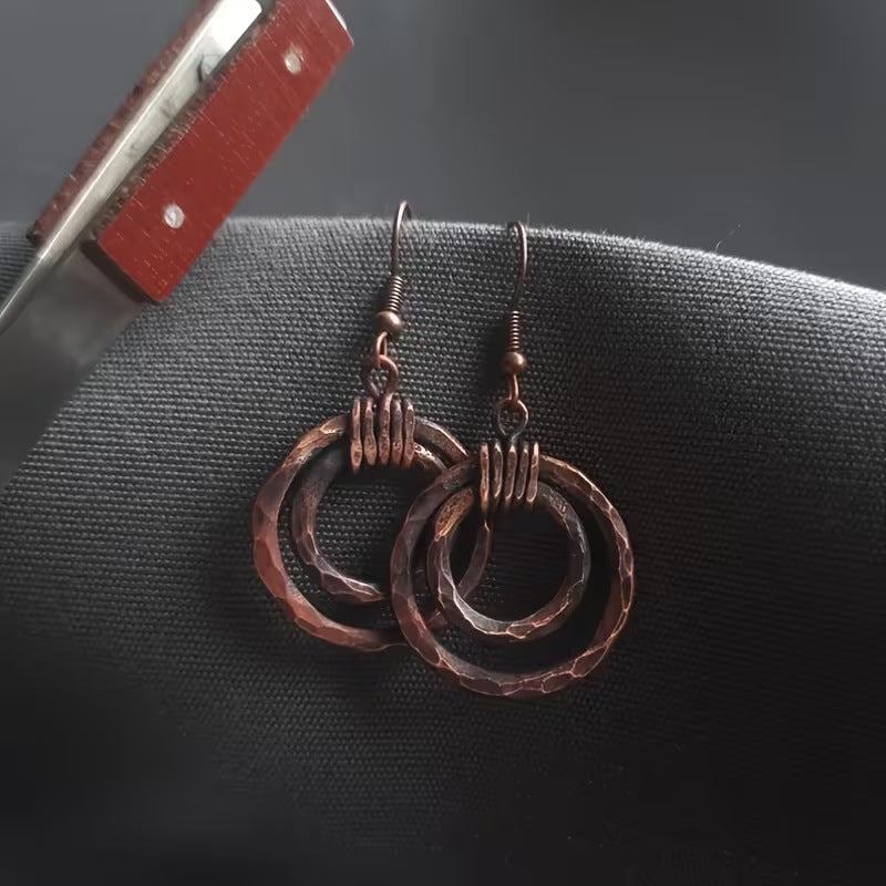Round Ear Hook Earrings Bridal Gift High-end Jewelry