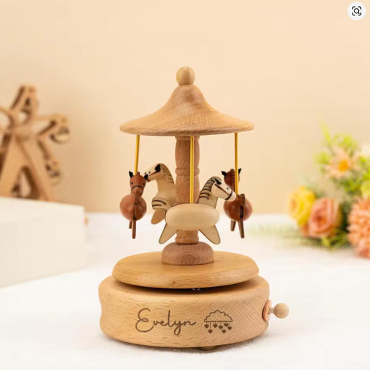Wooden Creative Music Box For Home Decor