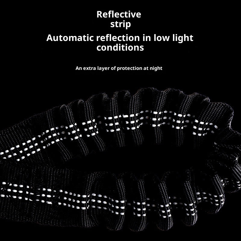Extendable And Retractable Shock-absorbing Pet Leash