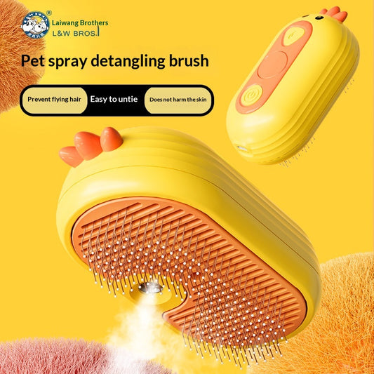 Pet Spray Comb For Removing Loose Fur And Massageno Bath Required