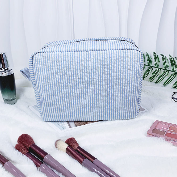 Personalized Embroidered Name Bubble-Chiffon Makeup Bag Portable