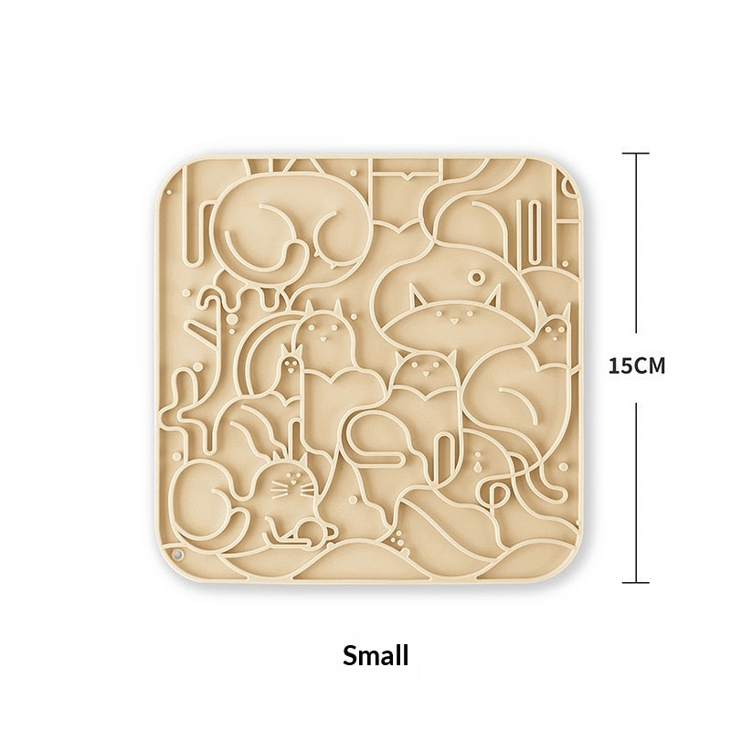 Cross-border New Silicone Pet Slow-Feeding Mat For Licking