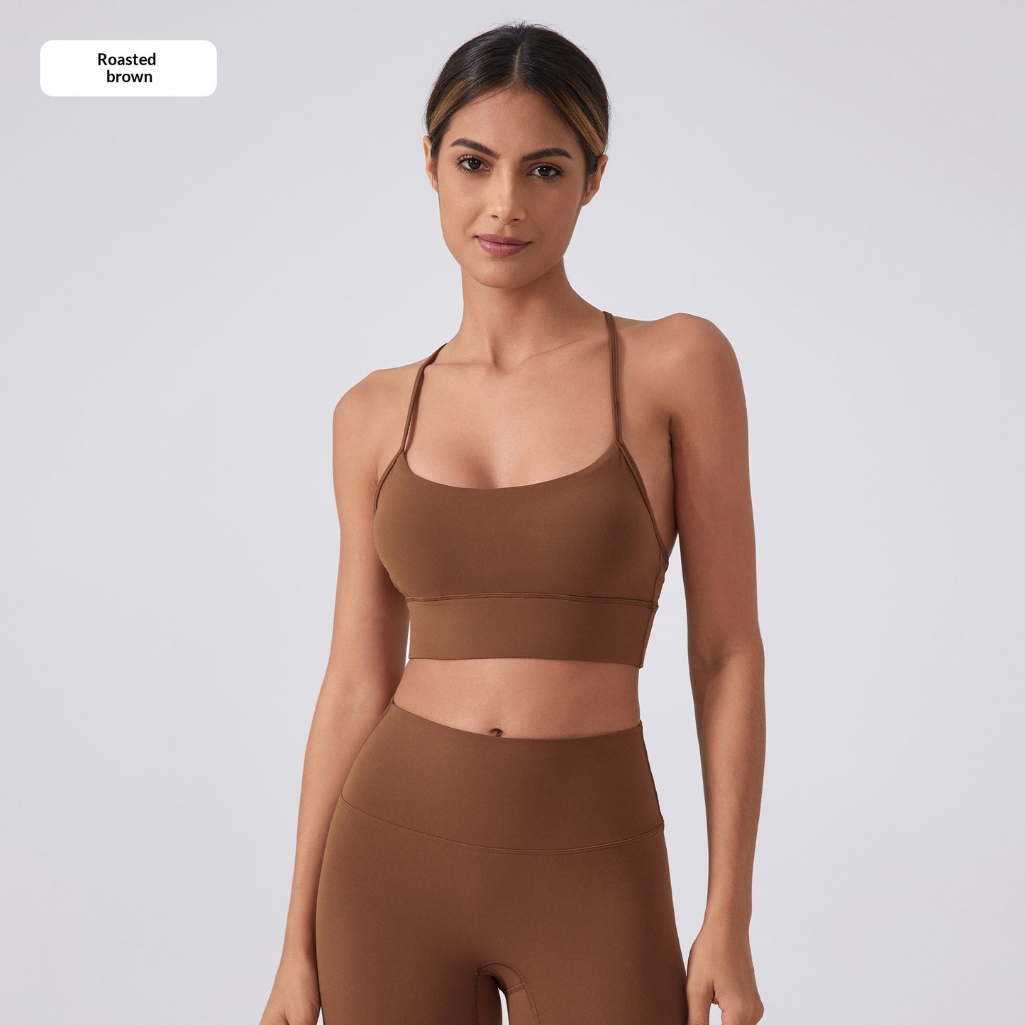 Nude-Feel Y-Back Sexy Beauty-Back Yoga Bra