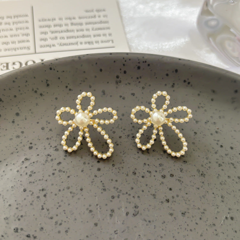 Vintage Gold Chunky Hoop Earrings For Women Fashion Retro Style Jewelry