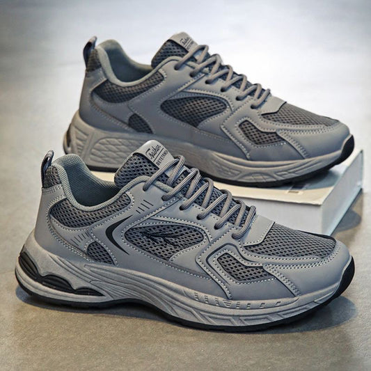 2026 New Summer Men's Shoes, Breathable Mesh Sneakers For Men, Trendy Versatile Platform Sole Casual Dad Shoes