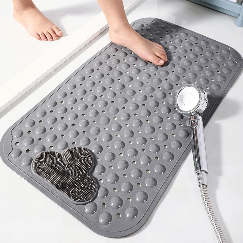 Anti Mold Rubber Shower Mat Non Slip Bathtub Strong Suction Extra Large Bath Mat