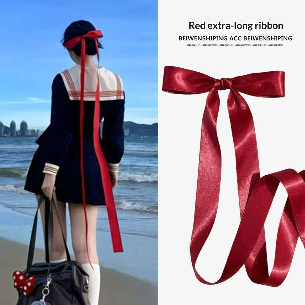 Multi-layered Ethereal Bow And Ribbon Hair Clip
