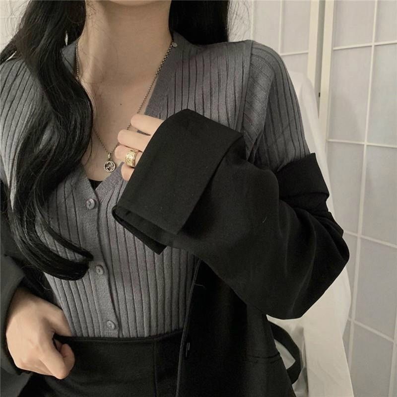 Fashionable Korean-style Loose-fit Women's Blazer
