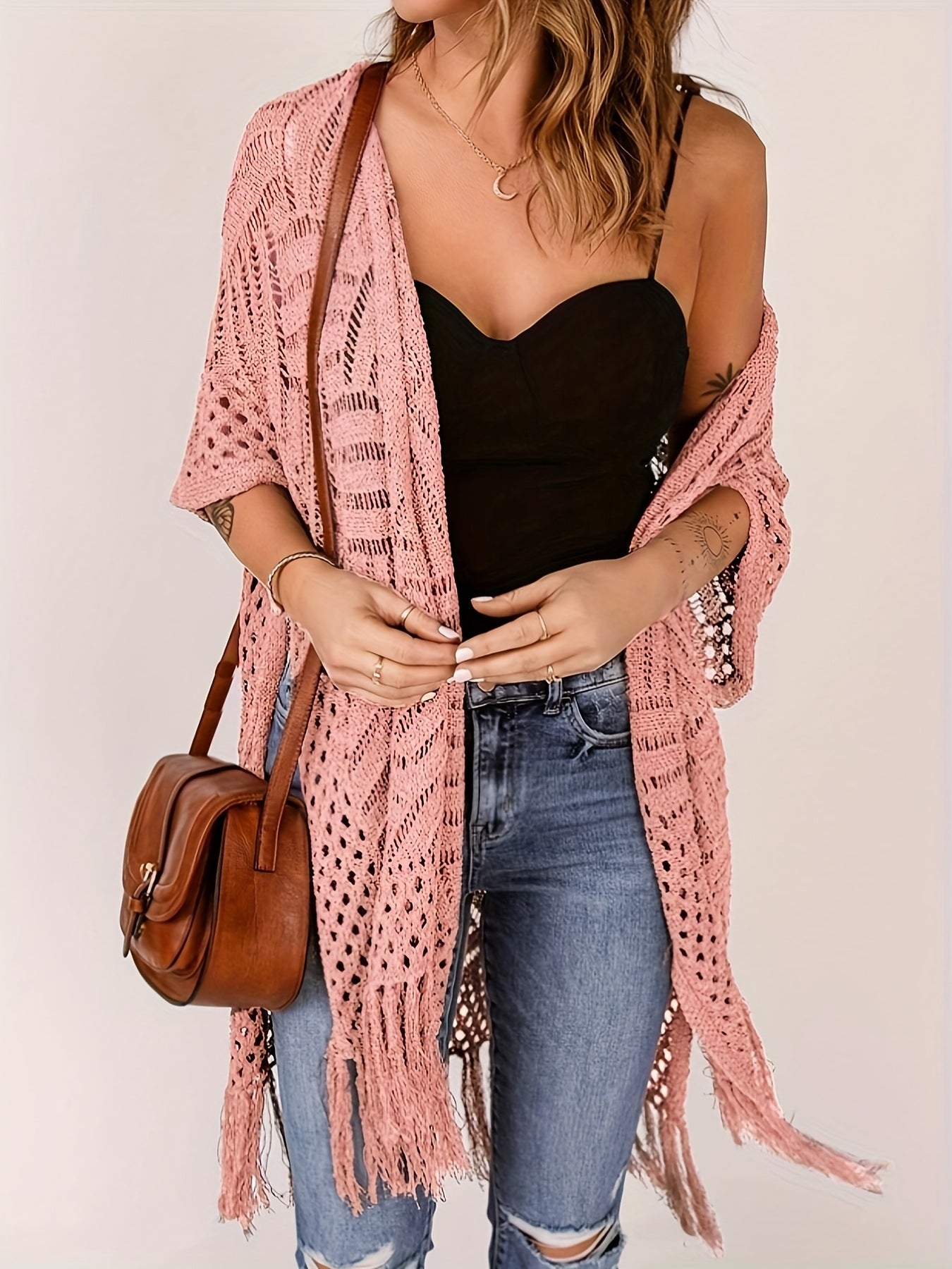 Outdoor Beach Vacation Sun-protection Knitwear