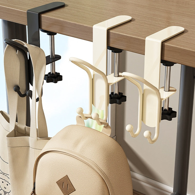 Wall-mounted Desk-side Storage Hook Drill-free And Movable