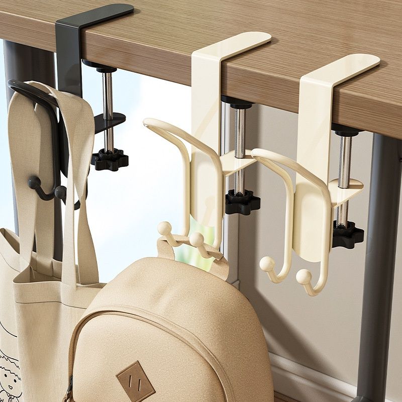 Wall-mounted Desk-side Storage Hook Drill-free And Movable