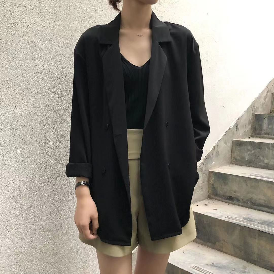 Lightweight British-Style Loose-Fit Korean-Style Sun-Protective Blazer