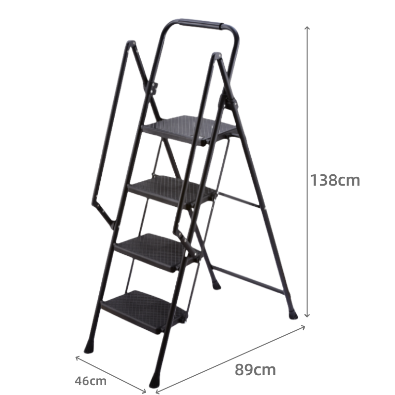 Multi-Purpose Step Ladder With Sturdy Frame For Easy Storage