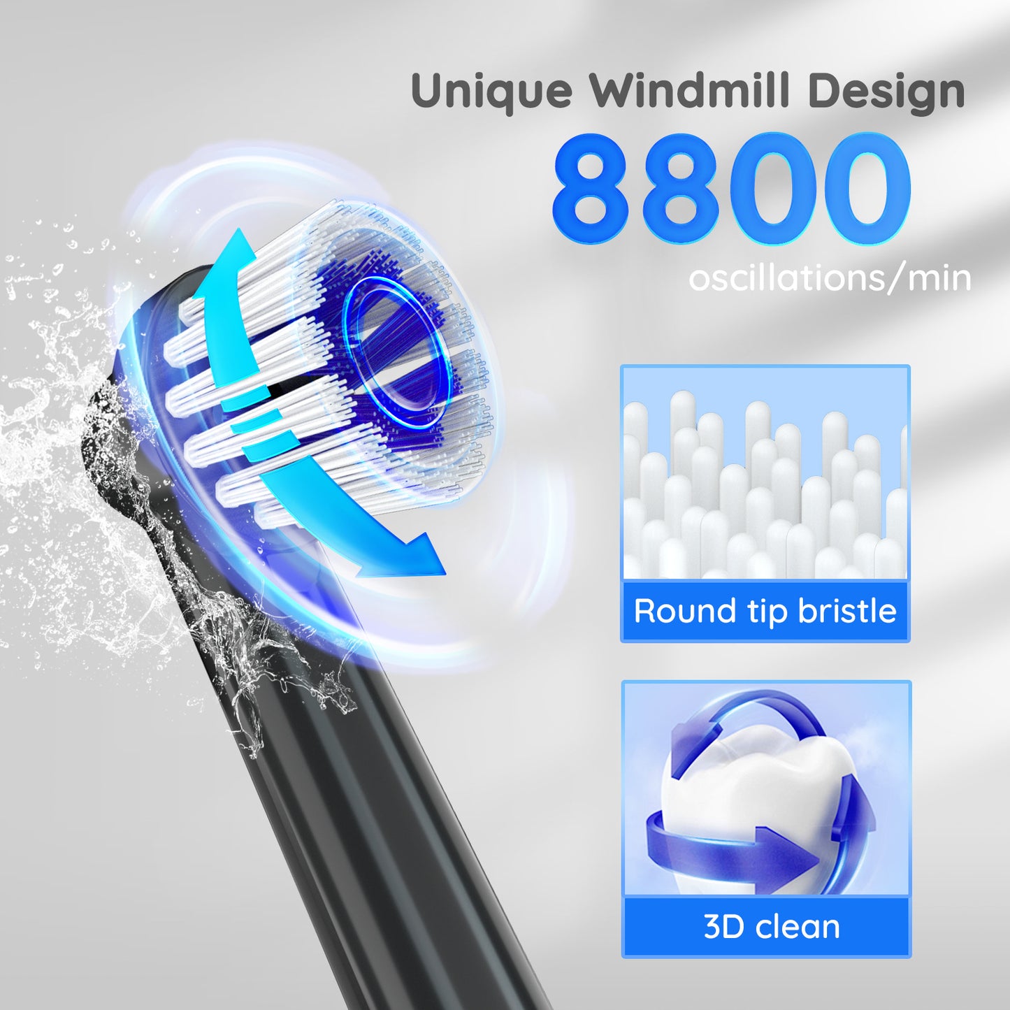 T37 Rotary Electric Toothbrush DC Direct Charging