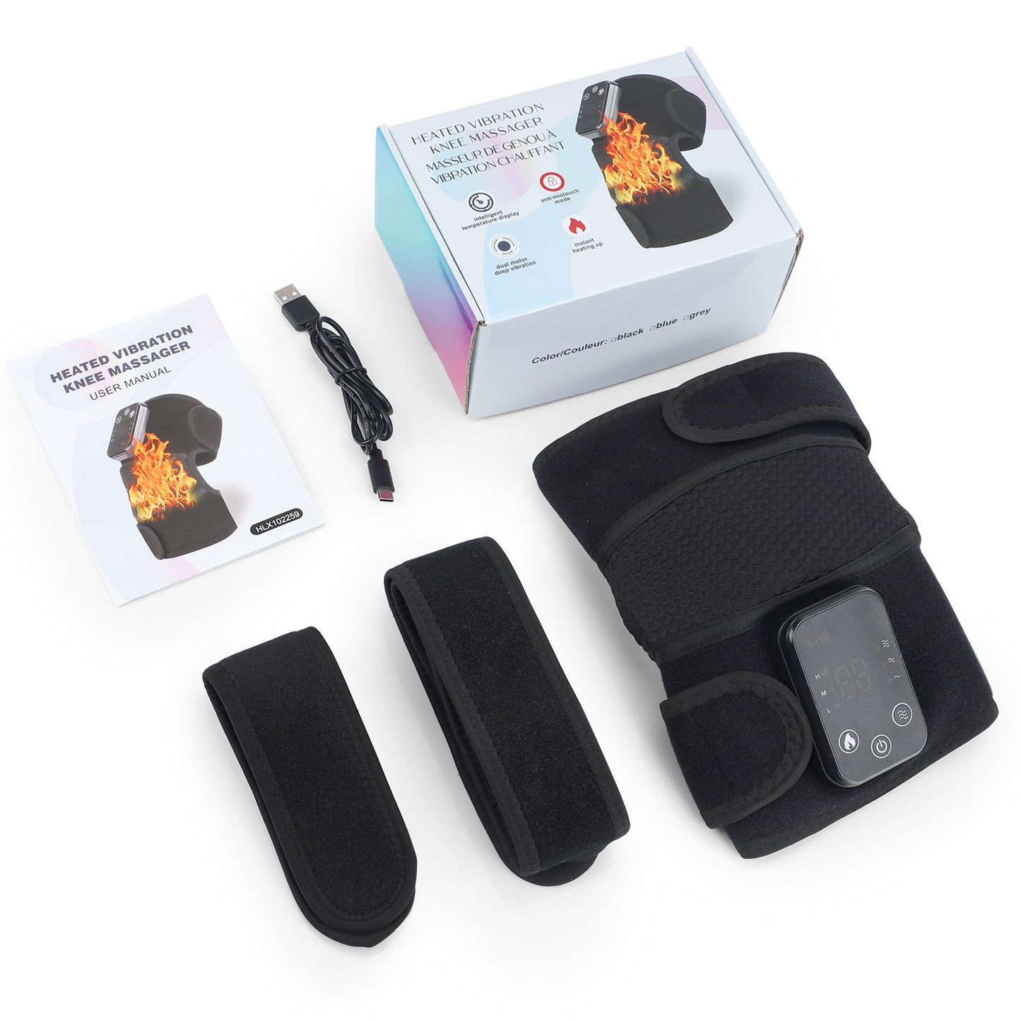 Electric Heating Massage Knee Protector For Old Cold Legs, Ai Cao Knee Massager