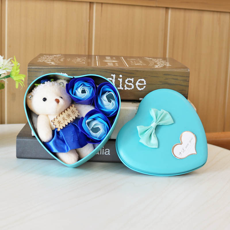 Rose-scented Soap Flowers Creative Small Gifts Corporate Event Giveaways And Decorative Soaps