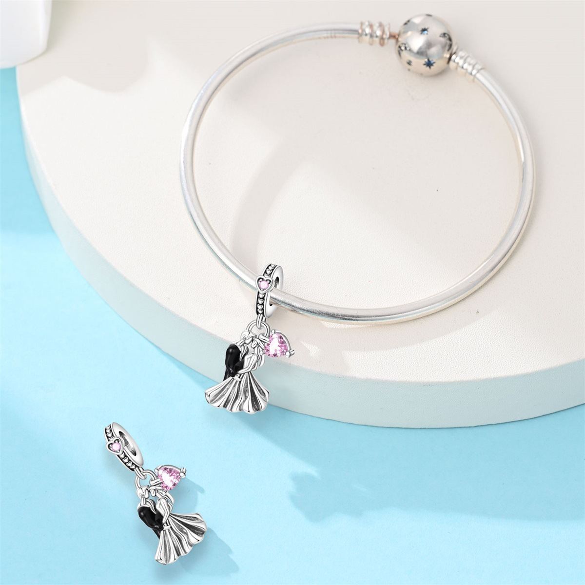 Romantic DIY Pendant And Beaded Bracelet Accessories