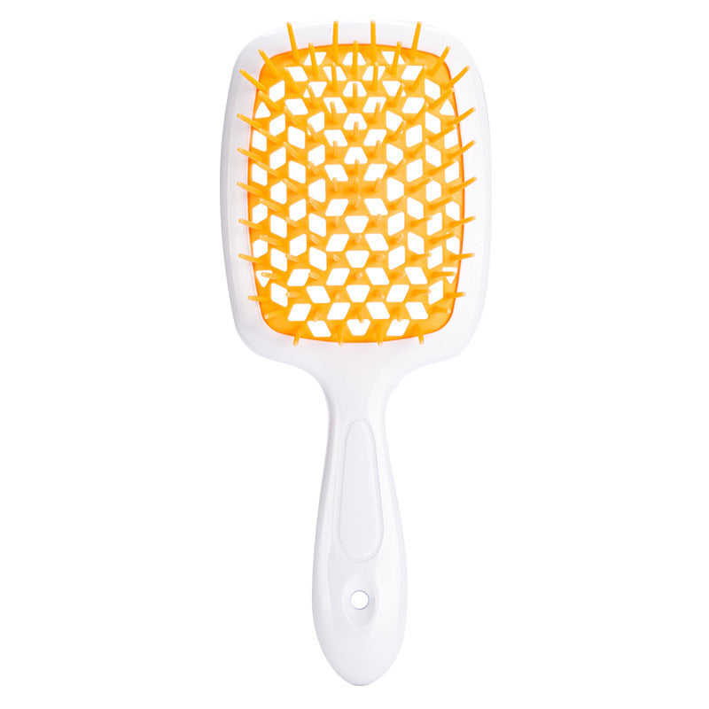 Detangling Comb With Hollow Design Doesnt Snag Hairsuitable For Both Curly And Straight Hair