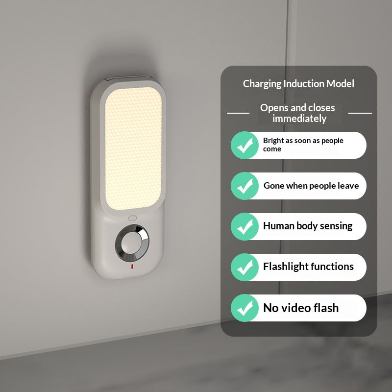 Wireless Charging Human Body Bedside Sensor Night Light