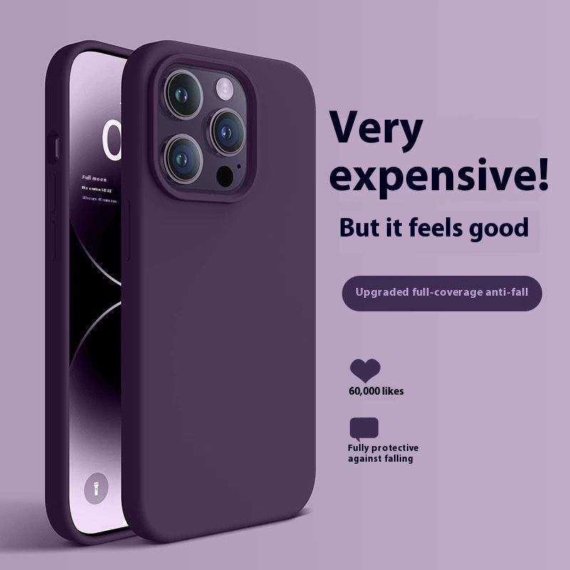 Liquid Silicone Mobile Phone Case Drop-resistant Hard Case