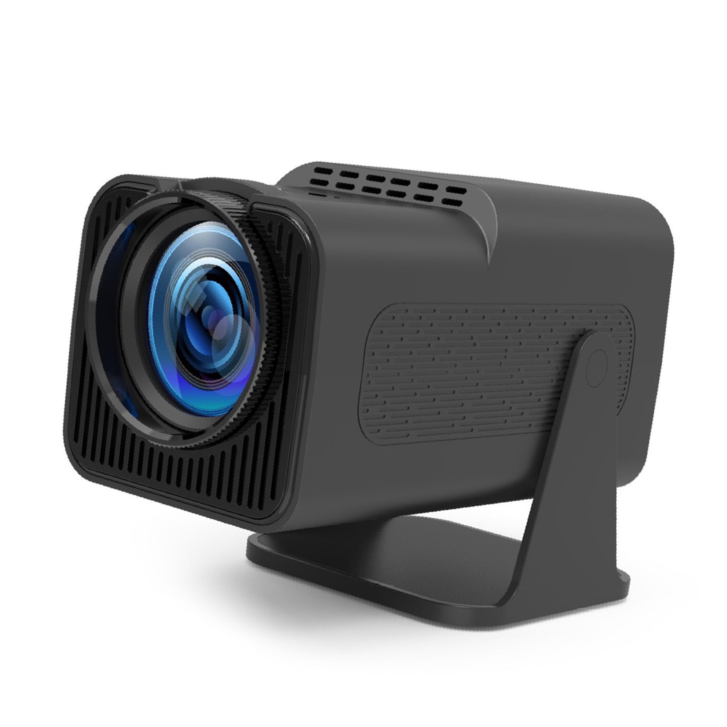 Projector HD For Home Theater Office 360 Degree Rotatable PTZ Portable Mini HY320 AU Plug 110‑220V Black