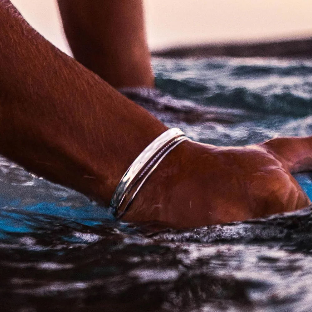 Accessories Stainless Steel Simple Stylish Opening Design Men's Bracelet